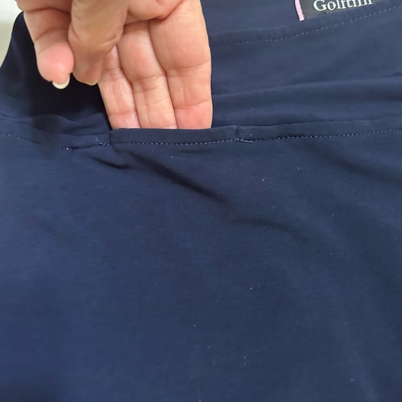 Golftini Navy stretch “Take A Chance” pull on skort size M - Picture 3 of 7